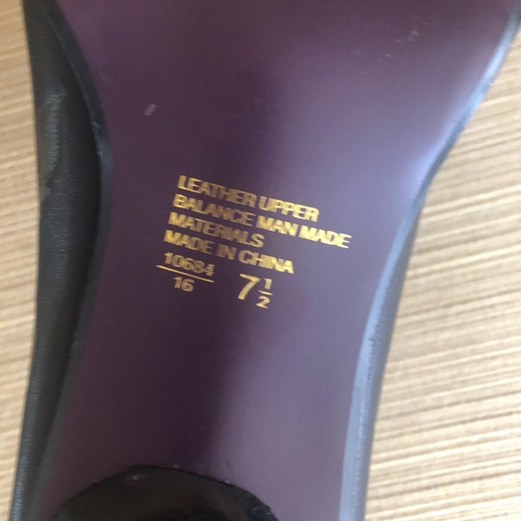 Fall Leather Cut Out Square Toe Pointed Toe Heels Mules Y2K Vintage - Picture 7 of 7